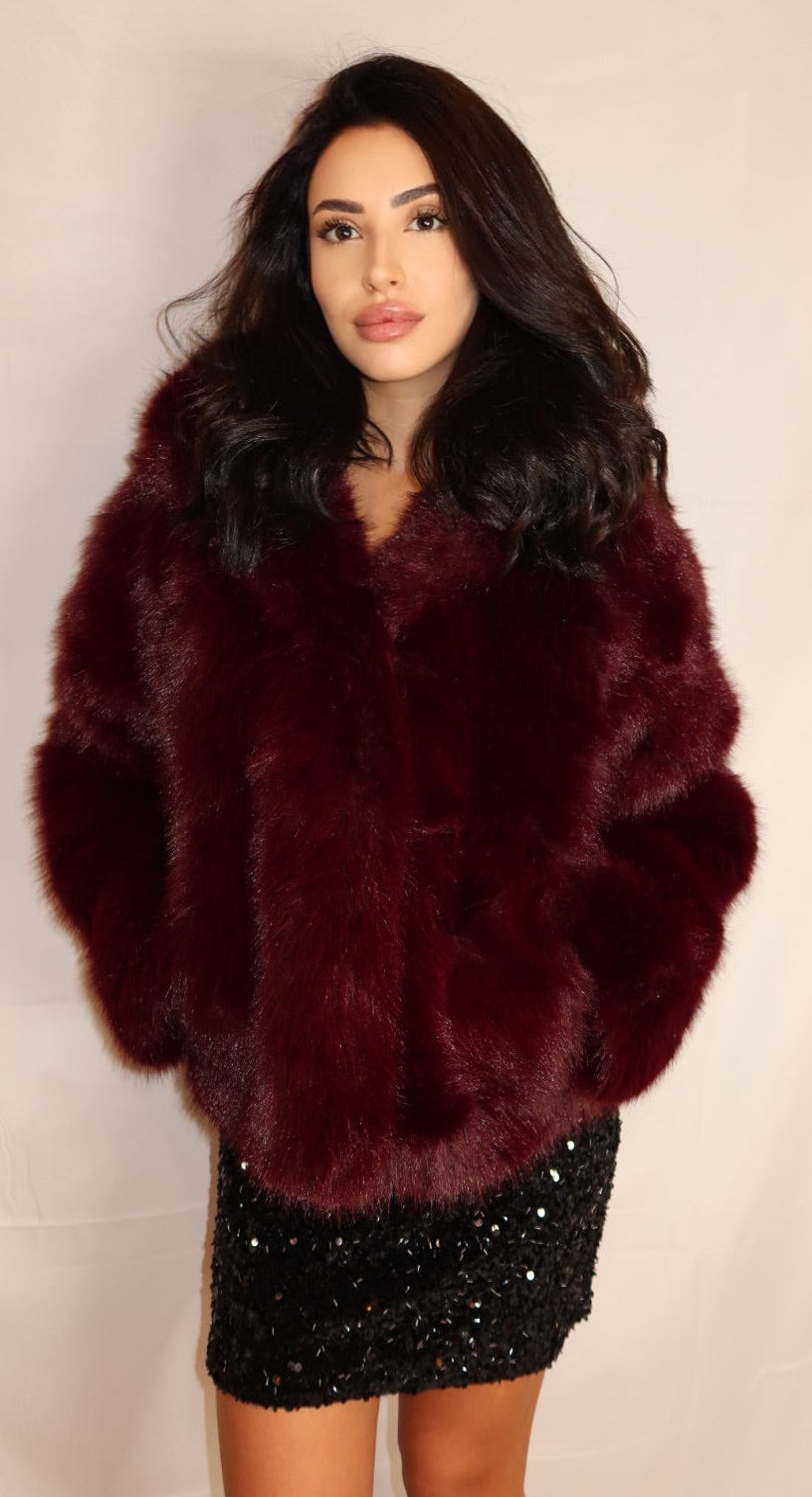 Pelliccia bordeaux