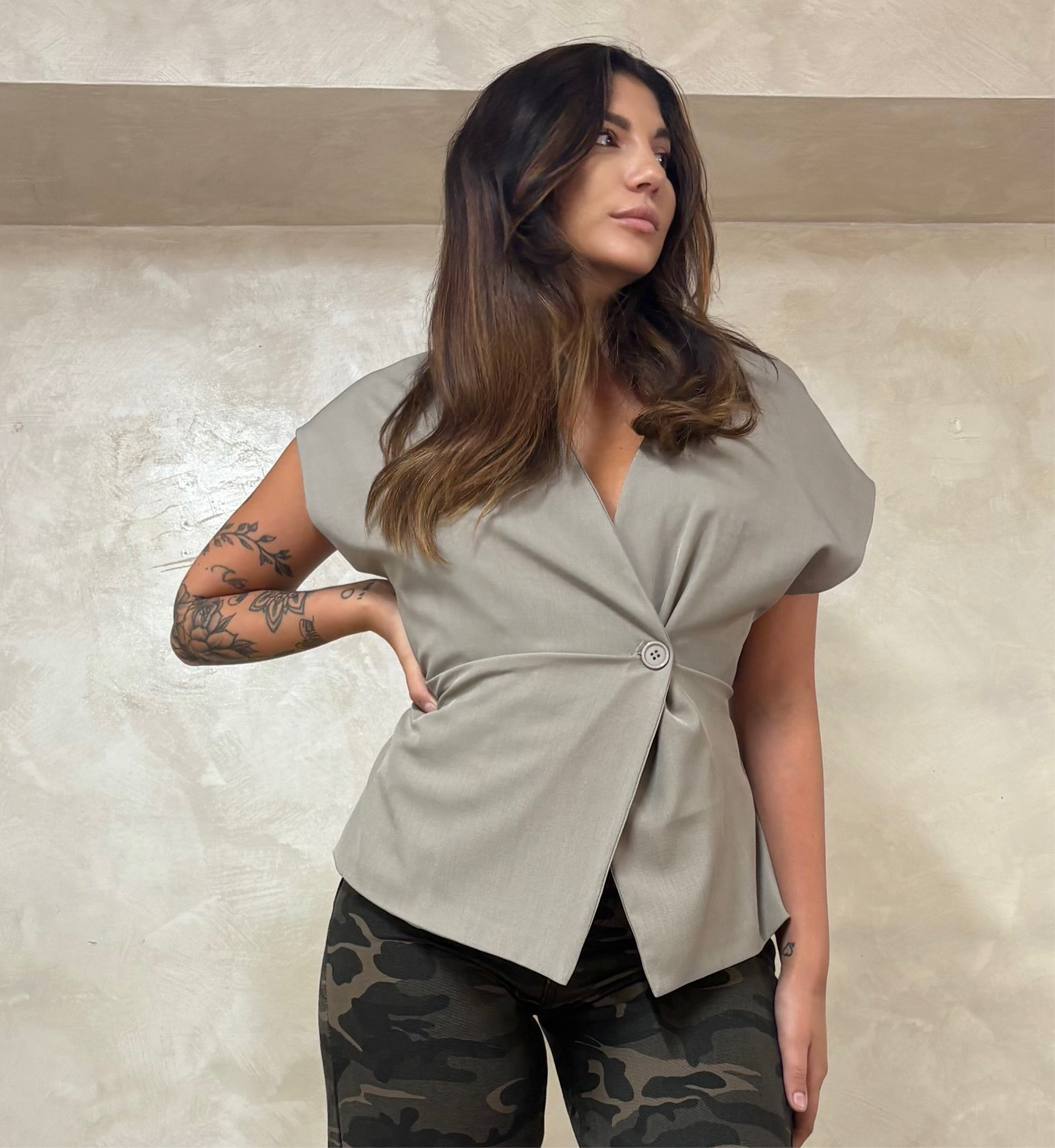 Gilet chiusura laterale