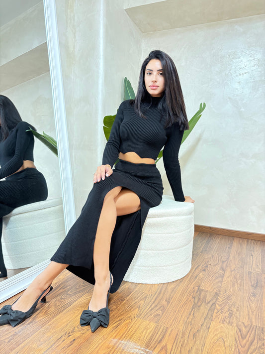 Completo spezzato a costine