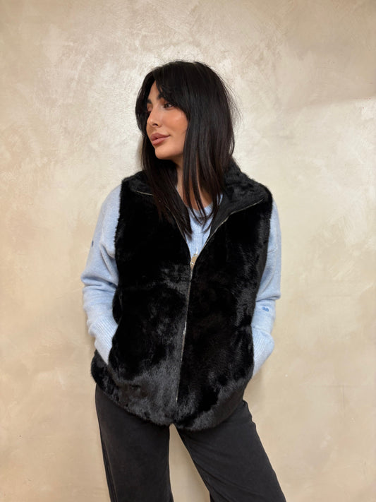Pelliccia gilet