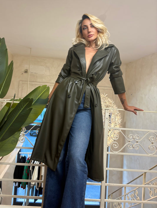 Cappotto verde oliva