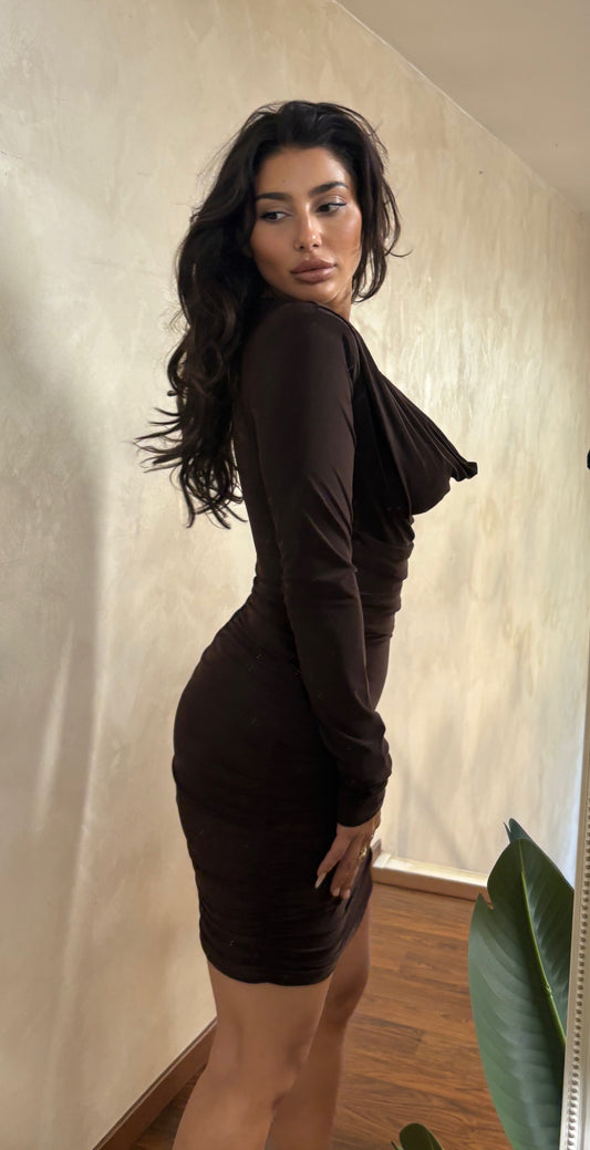 Vestito corto con spalline