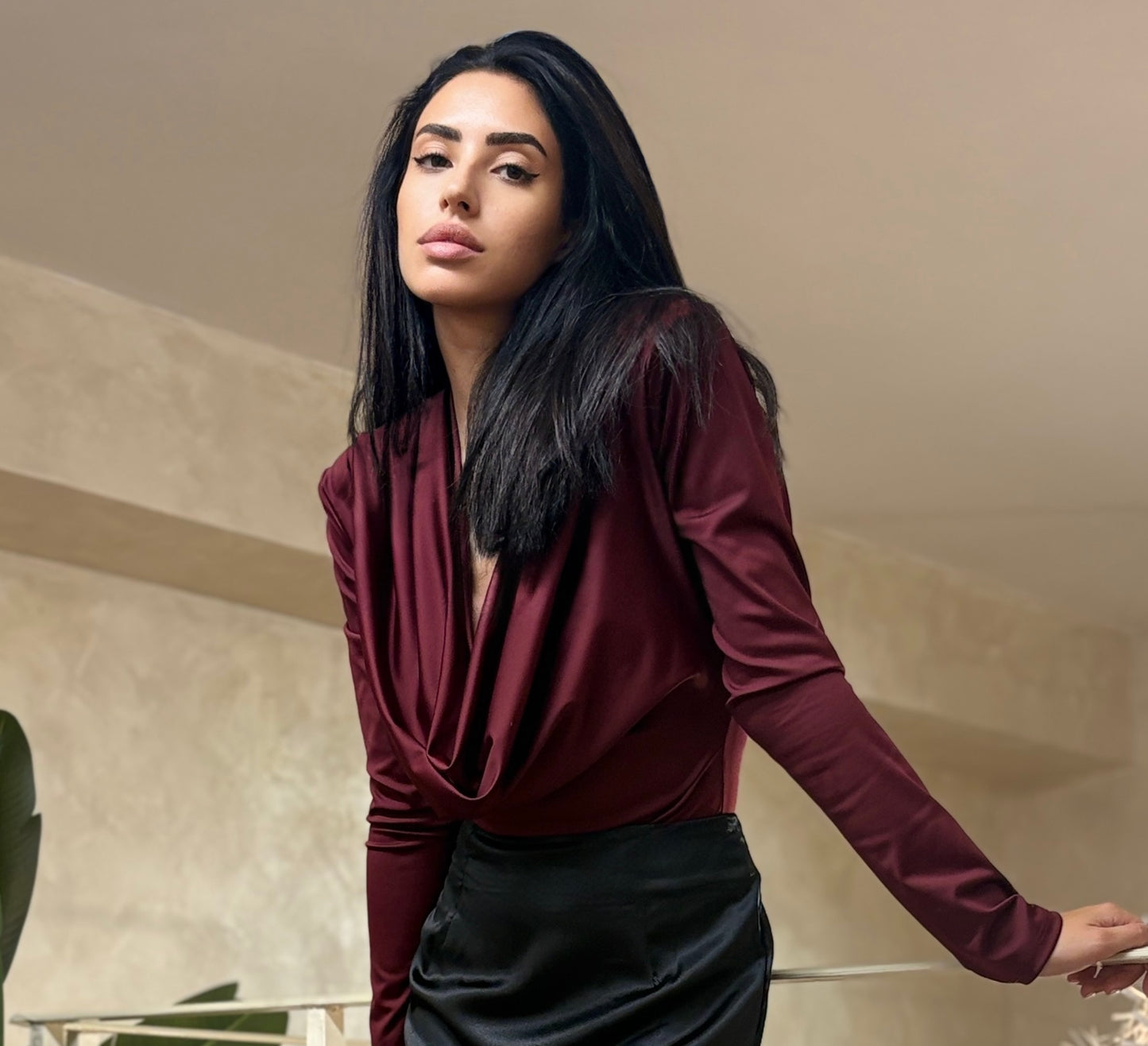 Body scollo arricciato